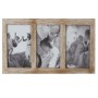 Cadre photo DKD Home Decor Verre Naturel Montagne Bois MDF (35 x 1,2 x 18 cm)