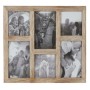 Cadre photo DKD Home Decor Verre Naturel Montagne Bois MDF (35 x 1,2 x 29 cm)