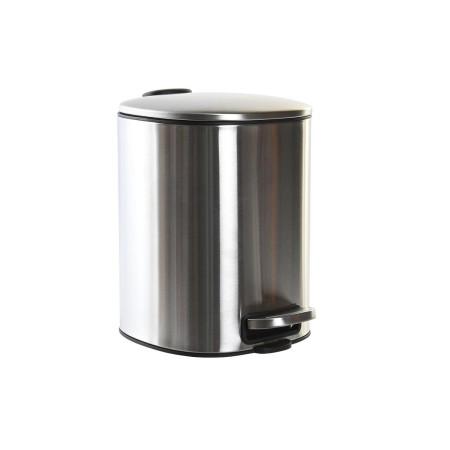 Poubelle à pédale DKD Home Decor Argenté Acier inoxydable PP Basique (20 x 25 x 27 cm) (5 L)