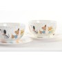 Ensemble Vaisselle pour Enfants DKD Home Decor Porcelaine (2 Unités)