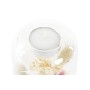 Bougeoir DKD Home Decor Fleur séchée Verre (8 x 8 x 11 cm) (2 Unités)