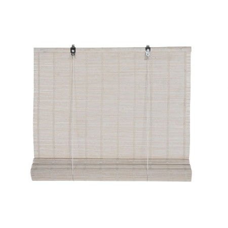 Store à enrouleur DKD Home Decor Vernis Blanc Bambou (60 x 2 x 175 cm)