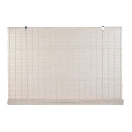 Store à enrouleur DKD Home Decor Vernis Blanc Bambou (120 x 2 x 175 cm)