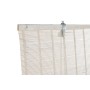 Store à enrouleur DKD Home Decor Vernis Blanc Bambou (120 x 2 x 230 cm)