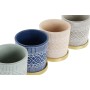 Cache-pot DKD Home Decor Ciment Colonial (13 x 13 x 14 cm) (4 Unités)