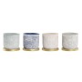 Cache-pot DKD Home Decor Ciment Moderne (13 x 13 x 13 cm) (4 Unités)