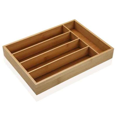 Range-couverts Versa Bois Bambou (25 x 5 x 35 cm)