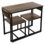 Ensemble Table + 2 Chaises Inge Versa Bois MDF (45 x 75 x 89 cm)