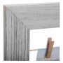 Porte photos mural Versa 10830665 Bois MDF (5 x 50 x 40 cm)