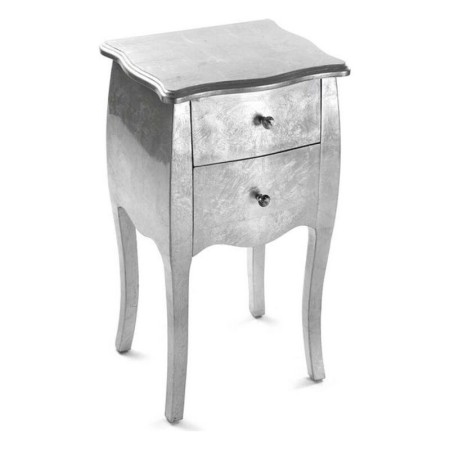 Table d'appoint Silver Versa Cagliari Bois Bois MDF/Bois d'épicéa (35 x 71 x 40 cm)