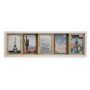 Porte photos mural Bois MDF (4,5 x 19,4 x 62 cm)