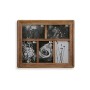 Porte photos mural Versa 22130012 Bois Bois de manguier (2 x 30,5 x 35,5 cm)