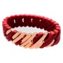 Bracelet TheRubz 03-100-214 Rouge Rose Silicone Acier inoxydable Acier/Silicone (20 mm)