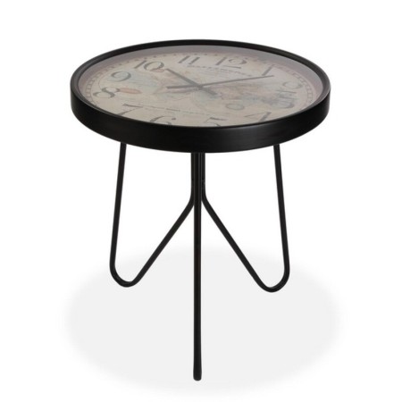 Table d'appoint Mappemonde Métal Verre (66,6 x 76,2 x 66,6 cm)