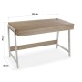 Bureau Versa Métal Mélamine (60 x 76 x 124 cm)