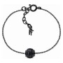 Bracelet Folli Follie 1B17T003K Noir Acier (17 cm)