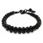 Bracelet Folli Follie 3B1T021KK Noir Acier (17 cm)