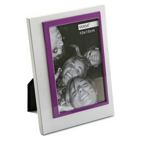 Cadre Photos Blanc/Violet Aluminium