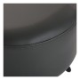 Tabouret Gris Métal Cuir Synthétique (38,5 x 39 x 57-67 cm)