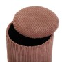 Pouf Polyester Bois MDF (2 Pièces) (35 x 44 x 35 cm)