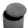 Pouf Polyester Bois MDF (2 Pièces) (35 x 44 x 35 cm)