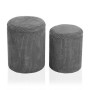 Pouf Polyester Bois MDF (2 Pièces) (35 x 44 x 35 cm)
