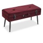 Pied de lit Pin Polyester Bois MDF (34 x 42 x 80 cm)