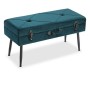 Pied de lit Pin Polyester Bois MDF (34 x 42 x 80 cm)