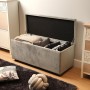 Pied de lit Polyester Bois MDF (2 Pièces)