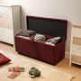 Pied de lit Polyester Bois MDF (2 Pièces)