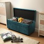 Pied de lit Polyester Bois MDF (2 Pièces)