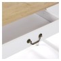 Bureau Versa Métal PVC Rotin (45 x 76 x 120 cm)