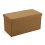 Banc de coffre Long Démontable Lin Bois MDF (38 x 37,5 x 76,5 cm)