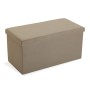 Banc de coffre Long Démontable Lin Bois MDF (38 x 37,5 x 76,5 cm)