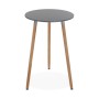 Table Versa Ronde Gris Bois MDF (60 x 95 x 60 cm)