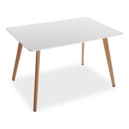 Table de Salle à Manger Versa Martha Blanc Bois MDF (80 x 75 x 120 cm)