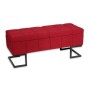 Pied de lit Versa Marsala Rouge (42 x 40 x 105 cm)
