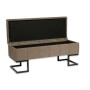 Pied de lit Versa Chocolat (42 x 40 x 105 cm)