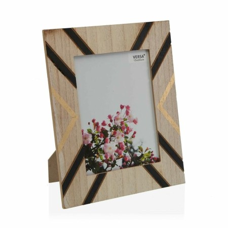 Cadre Photos Versa Moai Bois MDF (1,5 x 28 x 23 cm)