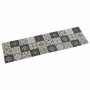 Chemin de Table Versa Mosaïque Gris Polyester (44,5 x 0,5 x 154 cm)