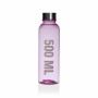 Bouteille d'eau Versa Rose 500 ml Acier polystyrène