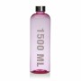 Bouteille d'eau Versa Rose 1,5 L Acier polystyrène