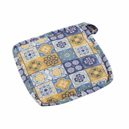 Dessous de plat Versa Jaune Textile (20 x 20 cm)