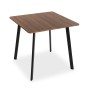 Table Versa Klaudia Métal Mélamine Bois MDF (80 x 75 x 80 cm)