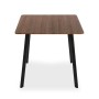 Table Versa Klaudia Métal Mélamine Bois MDF (80 x 75 x 80 cm)