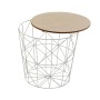 Jeu de 2 tables Versa Métal Bois MDF (40,5 x 41 x 40,5 cm)