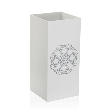 porte-parapluie Versa Mandala Blanc Bois MDF (22 x 48 x 22 cm)