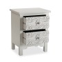 Table de Nuit Versa Blanc Bois (34,5 x 60 x 48 cm)