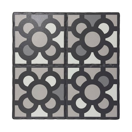 Dessous de plat Versa Gris Céramique (20 x 20 cm)