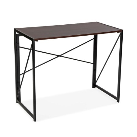 Bureau Versa Marron Pliable Métal Bois (45 x 74 x 90 cm)